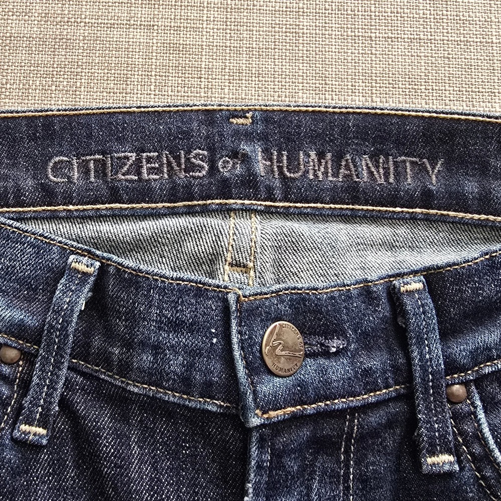 Citizens of Humanity Ava Low Rise Straight Leg Jeans Dark Wash 1278D-827 Size 26
